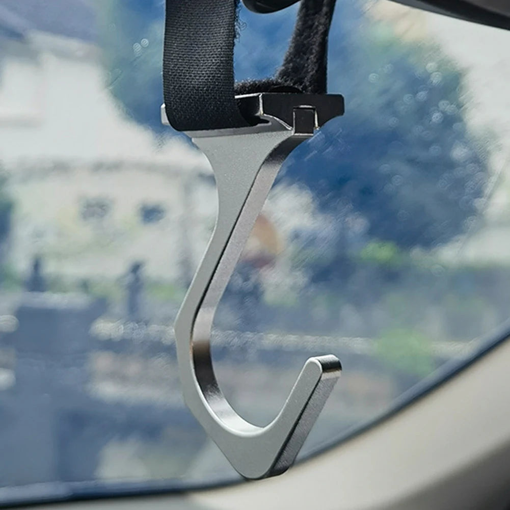 Gancho para Volante de Coche, Soporte de Liberación Rápida para Parabrisas