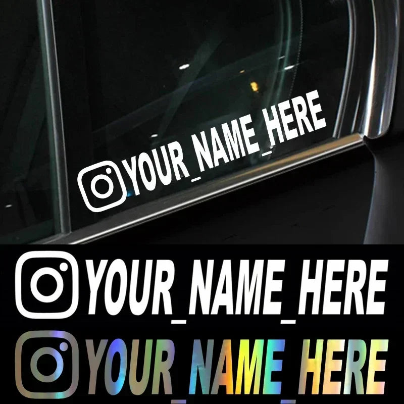 Vinilo/Pegatina Personalizado de Instagram