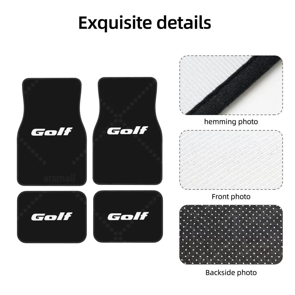 Alfombrillas Antideslizantes para Coche, Juego de 4 Alfombrillas Universales