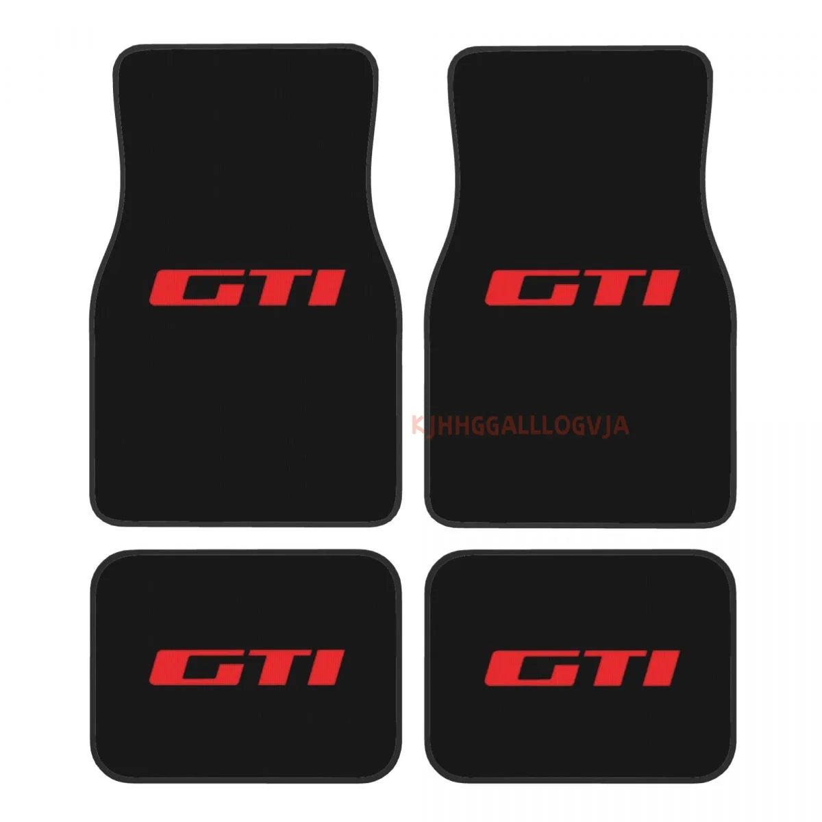 Juego de 4 Alfombrillas de Terciopelo Cristal Antideslizante para Coche Universal