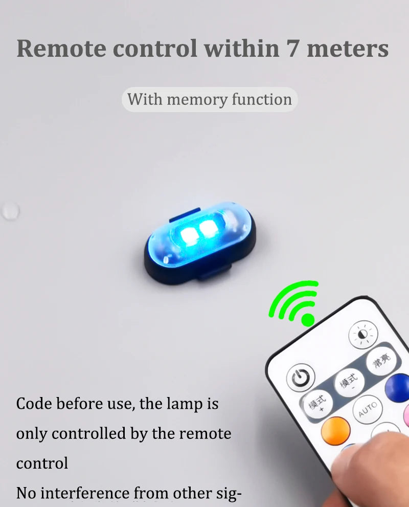 Luces Estroboscópicas LED Inalámbricas con Control Remoto