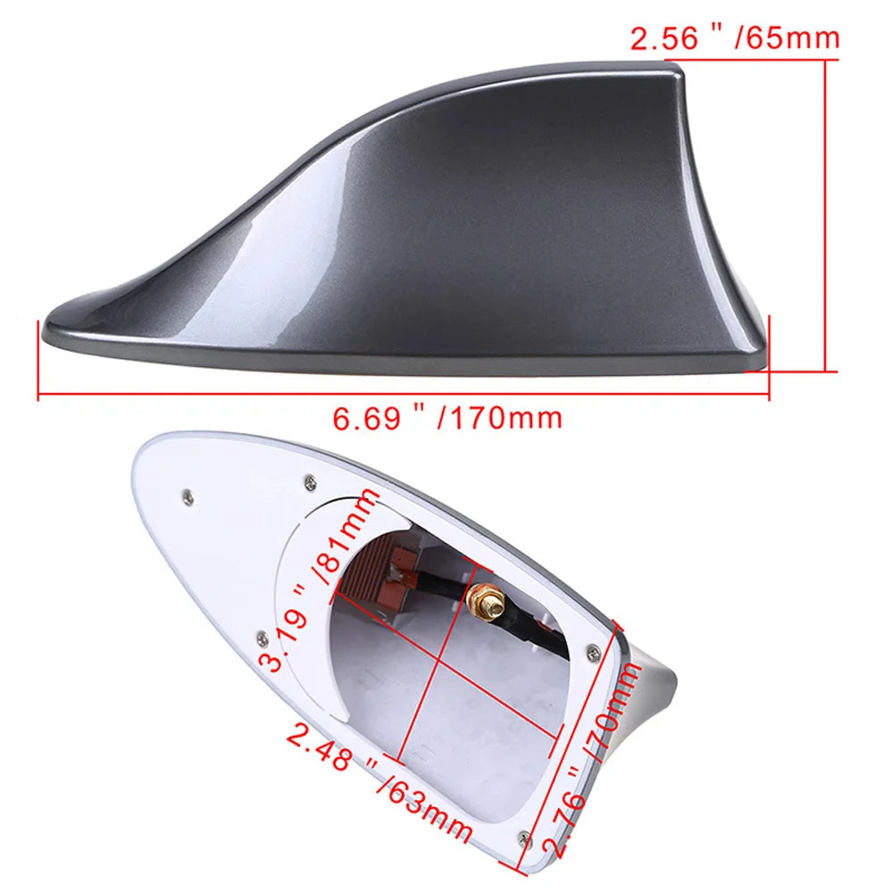 Antena de Señalización para Peugeot 307 206 308 407 207 3008 508 406 3008 cc sw 2008-2017 Antena Estilo Aleta de Tiburón