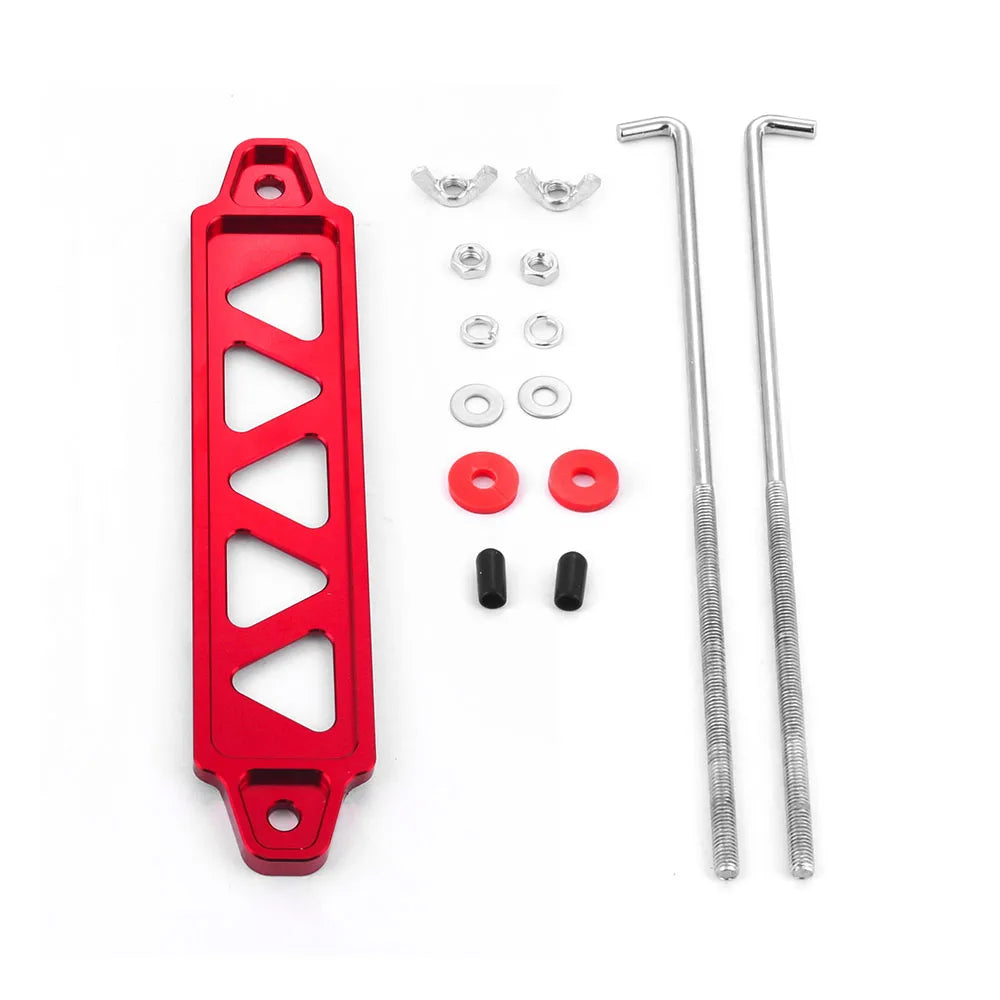 190mm Aluminum Car Battery Tie Down Mount Holder Bracket Brace Bar for Honda Civic EK EG Battery Fasten Bracket Holder