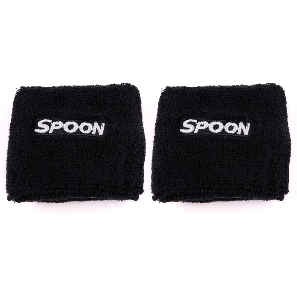 S POON jdm style Car Reservoir Brake Clutch Oil Tank Cap Sock Sweat Band