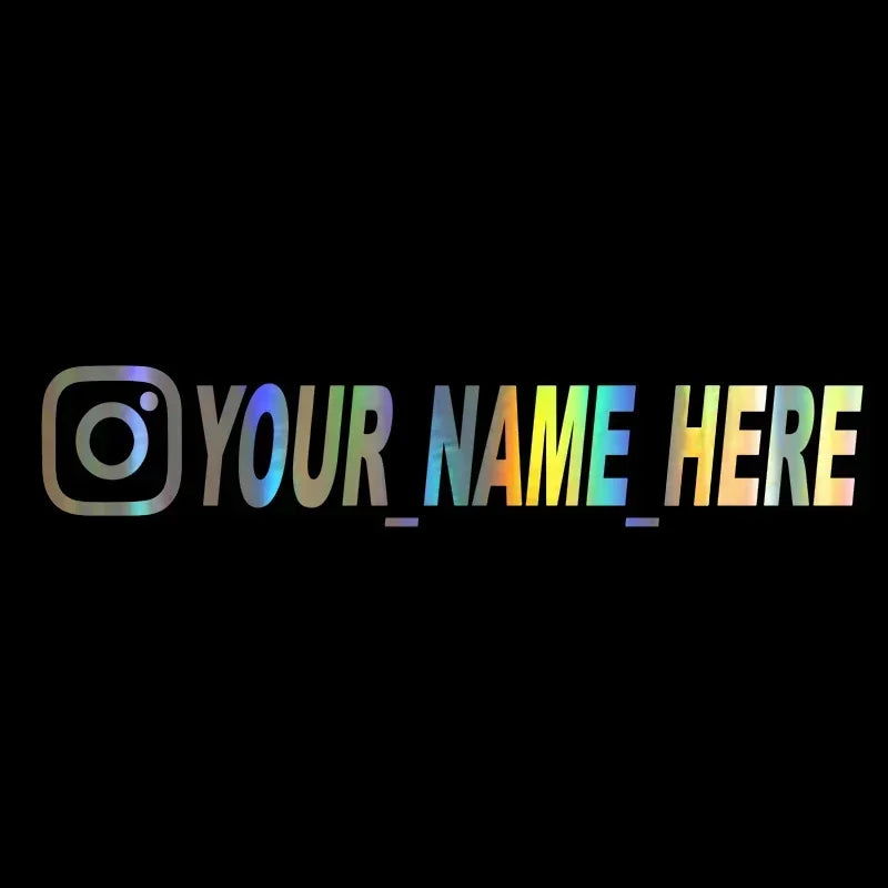 Vinilo/Pegatina Personalizado de Instagram