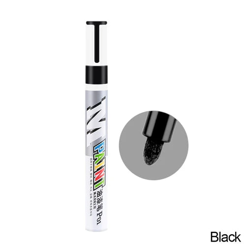 White Waterproof Cars Wheel Tire Oily Mark Pen Auto Rubber Tyre Paint Pen Cd Metal Permanent Paint Marker Graffiti Touch Up