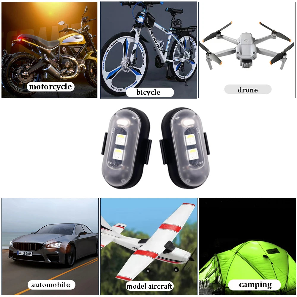 Luces Estroboscópicas LED Inalámbricas con Control Remoto