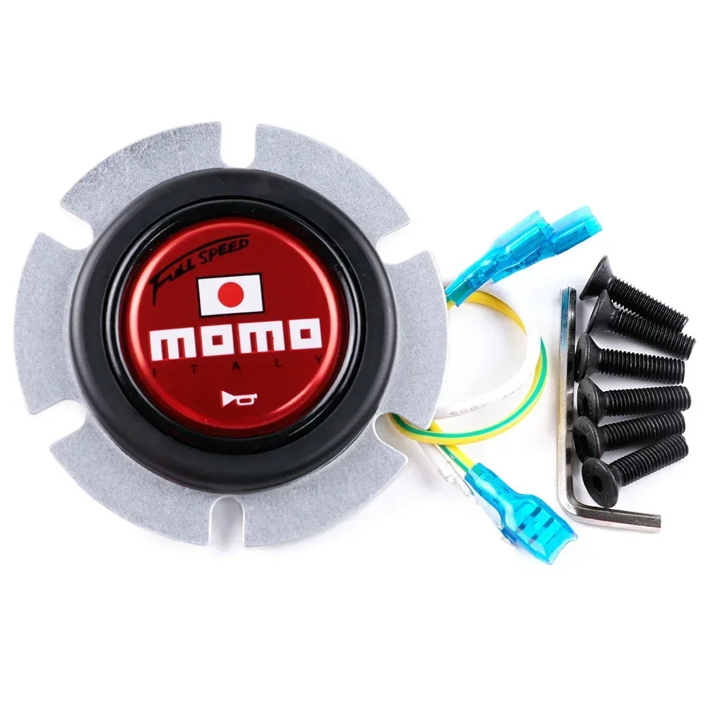 Botón de Claxon para Volante Deportivo de Coche MOMO Universal
