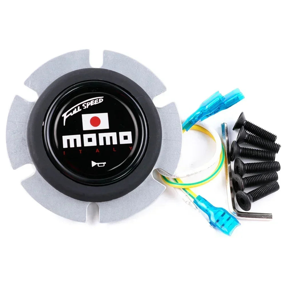 Botón de Claxon para Volante Deportivo de Coche MOMO Universal