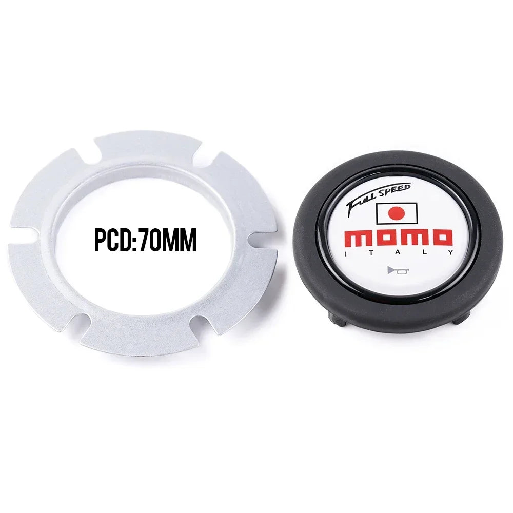 Botón de Claxon para Volante Deportivo de Coche MOMO Universal