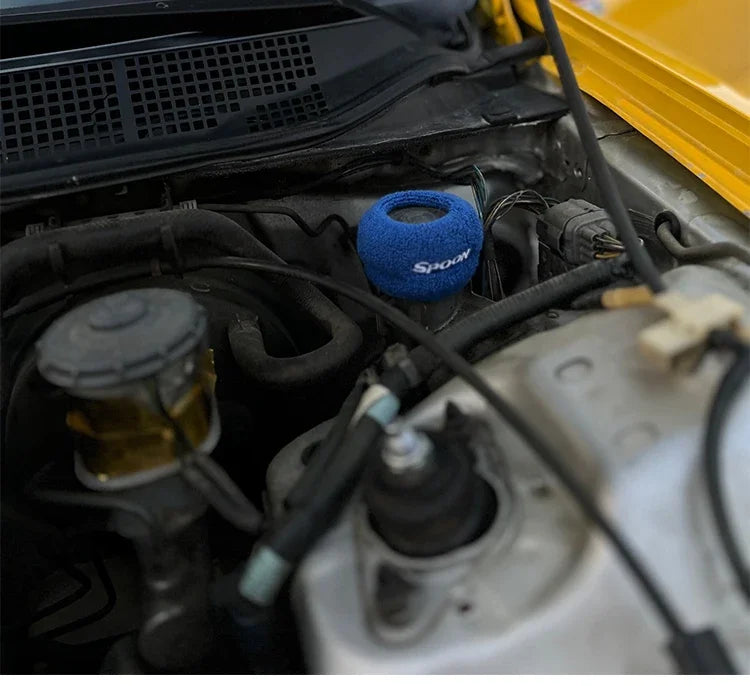 S POON jdm style Car Reservoir Brake Clutch Oil Tank Cap Sock Sweat Band