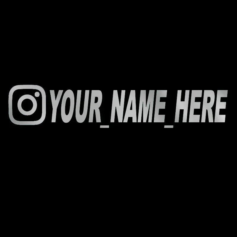 Vinilo/Pegatina Personalizado de Instagram