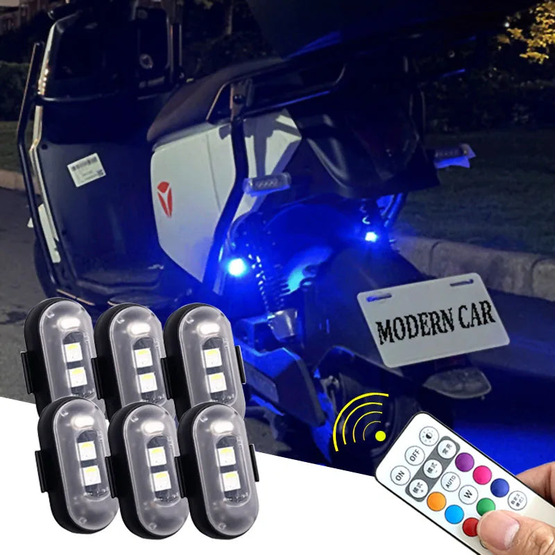 Luces Estroboscópicas LED Inalámbricas con Control Remoto