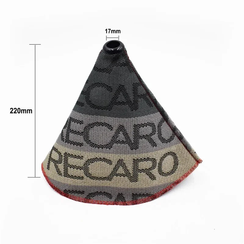 RECARO Funda de Palanca de Cambios de Alta Calidad de Tejido Hiperresistente para Coche Universal