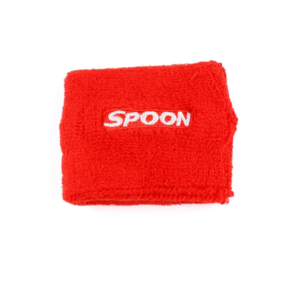 S POON jdm style Car Reservoir Brake Clutch Oil Tank Cap Sock Sweat Band