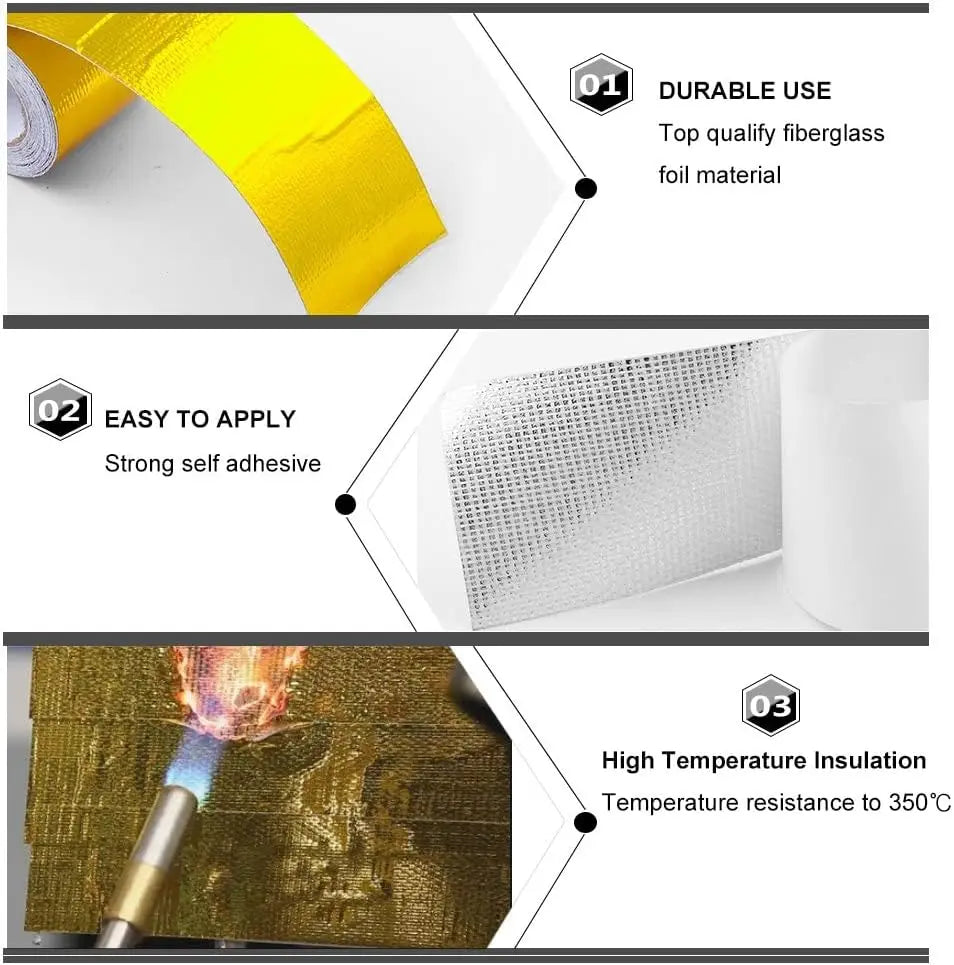 Cinta Térmica Dorada de 2''