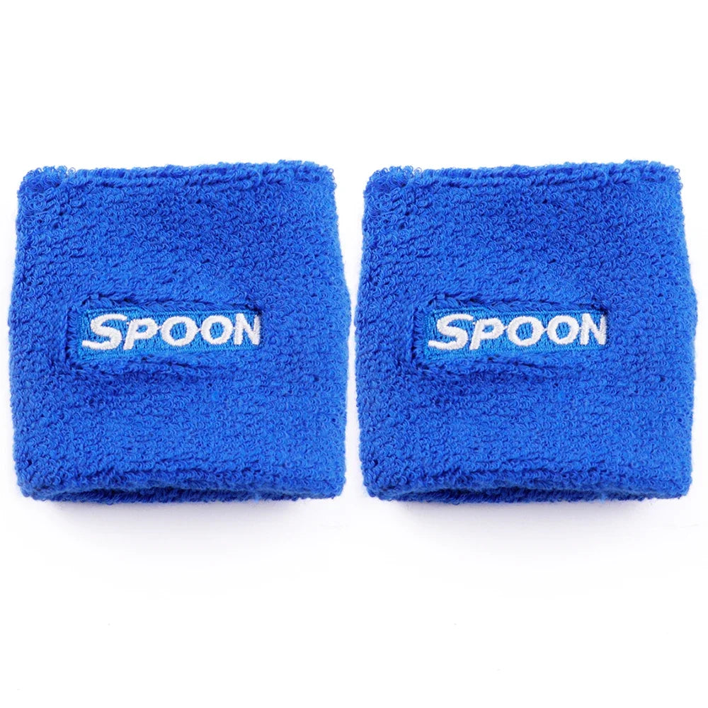 S POON jdm style Car Reservoir Brake Clutch Oil Tank Cap Sock Sweat Band