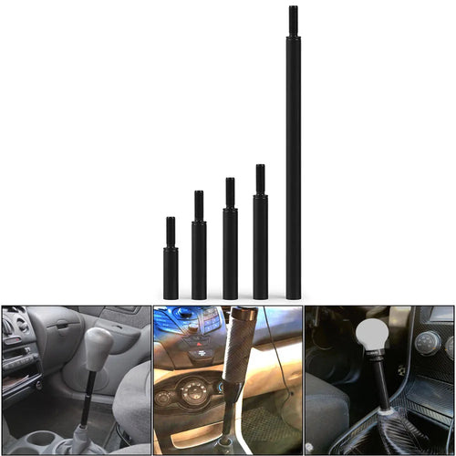 2‘’ 3‘’ 3.5‘’ 4‘’ 10'' Aluminum Shift Knob Extender Extension Lever Gear Manual Shifter Rod M10X1.5 M10X1.25 M12X1.25