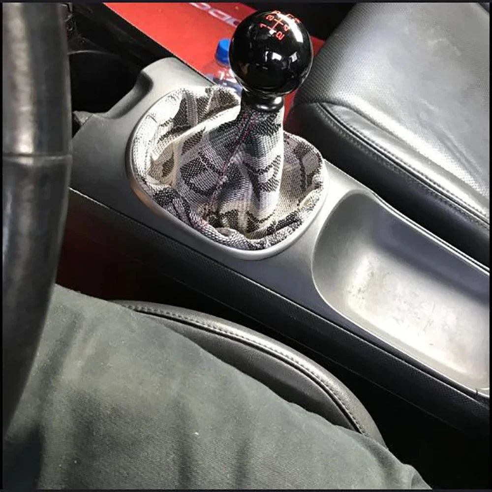 RECARO Funda de Palanca de Cambios de Alta Calidad de Tejido Hiperresistente para Coche Universal