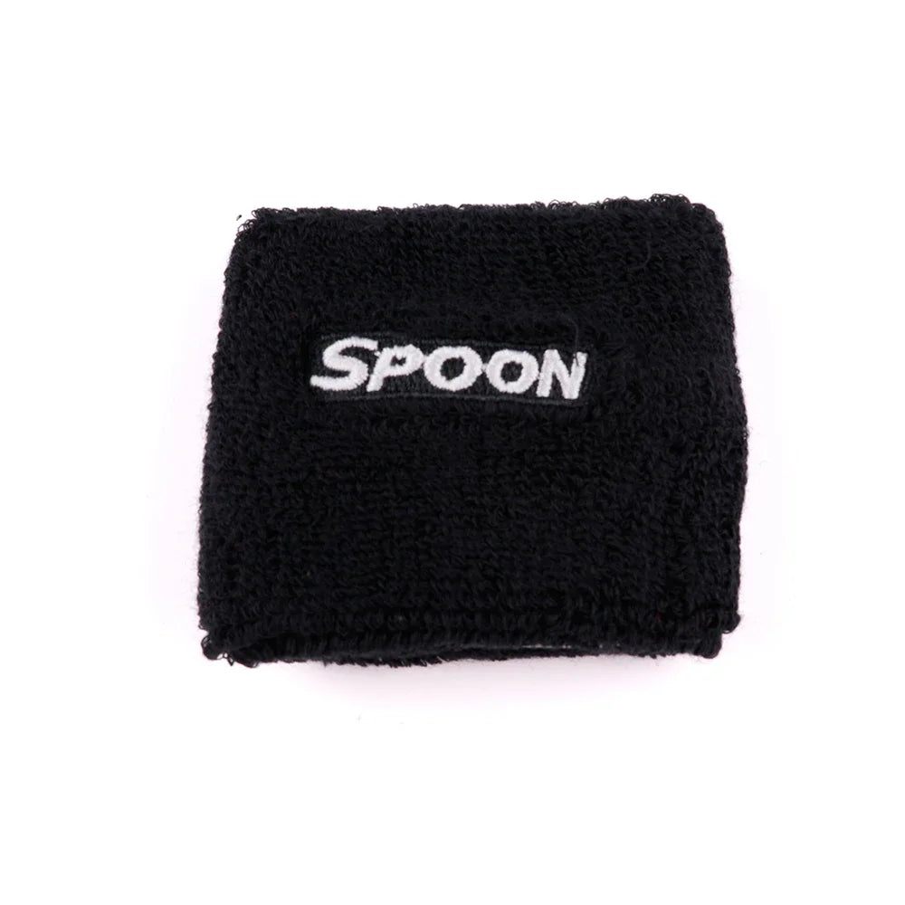 S POON jdm style Car Reservoir Brake Clutch Oil Tank Cap Sock Sweat Band